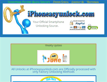 Tablet Screenshot of iphoneasyunlock.com